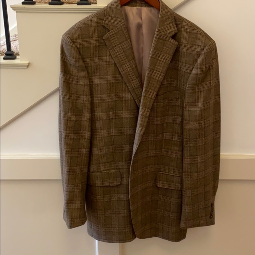 Tan Peter Millar sport coat- 42L slim fit